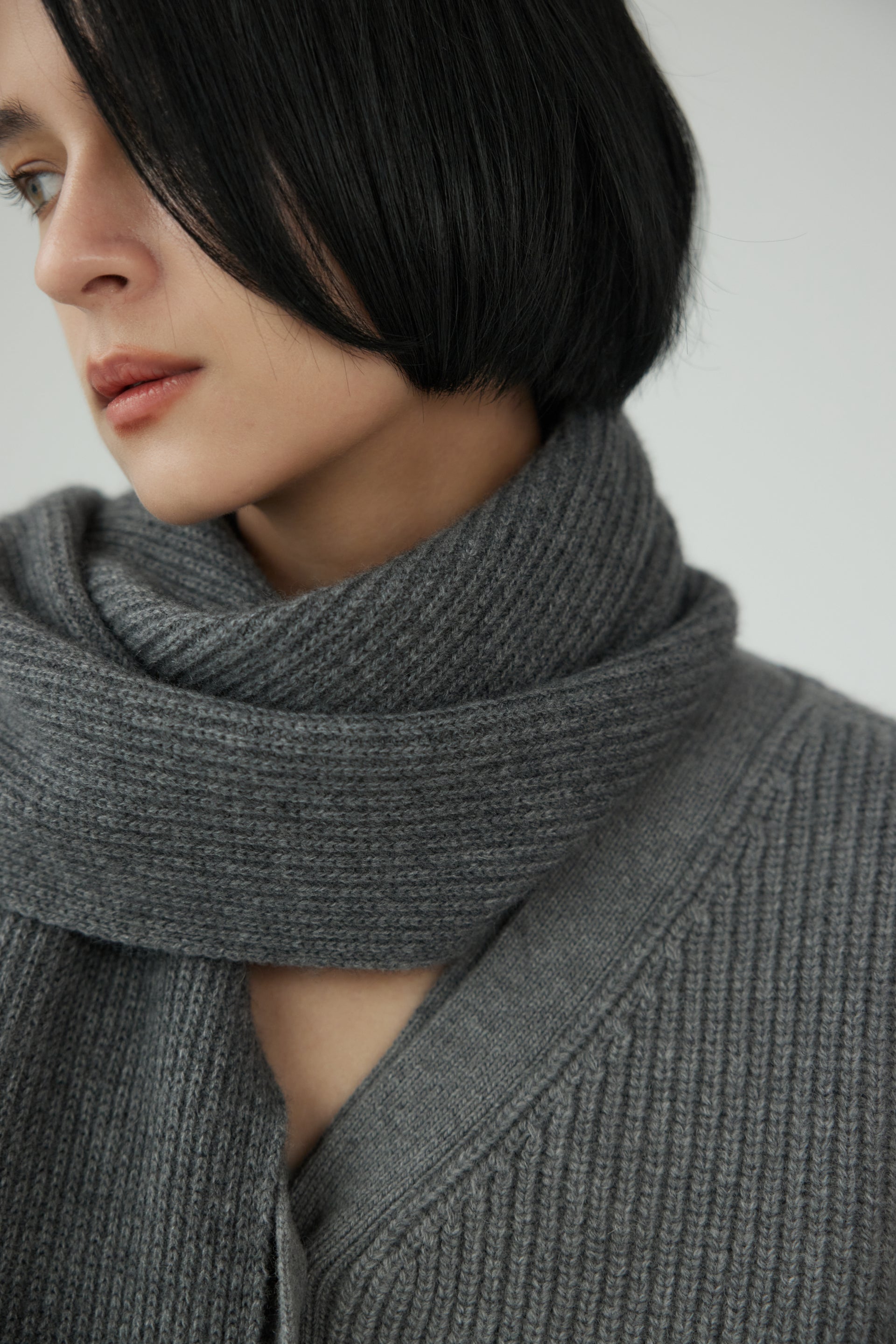 Wool Knit Muffler