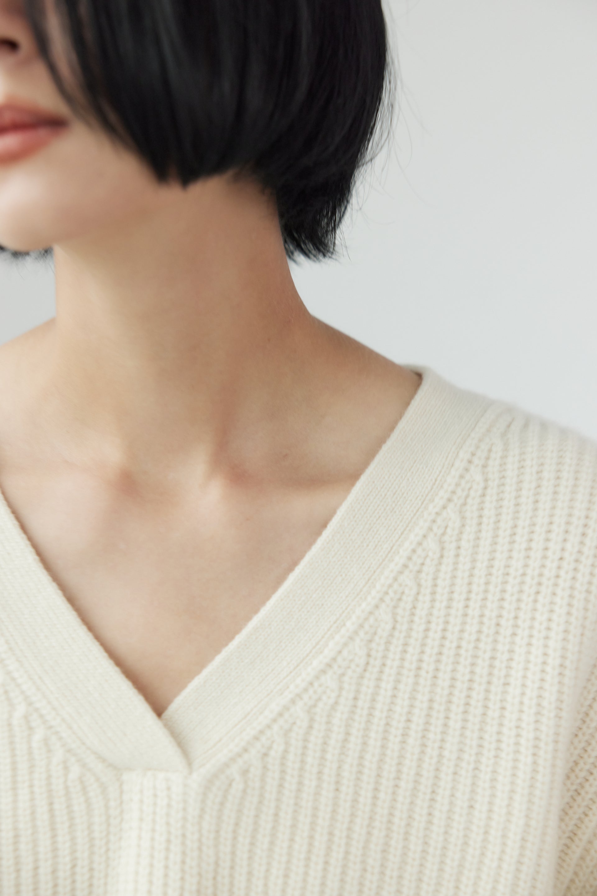 Wool V-Neck Jumper